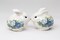 Ceramic Victorian Easter Bunny Salt And Pepper Shakers, Spring Decor, Gift for Mom
